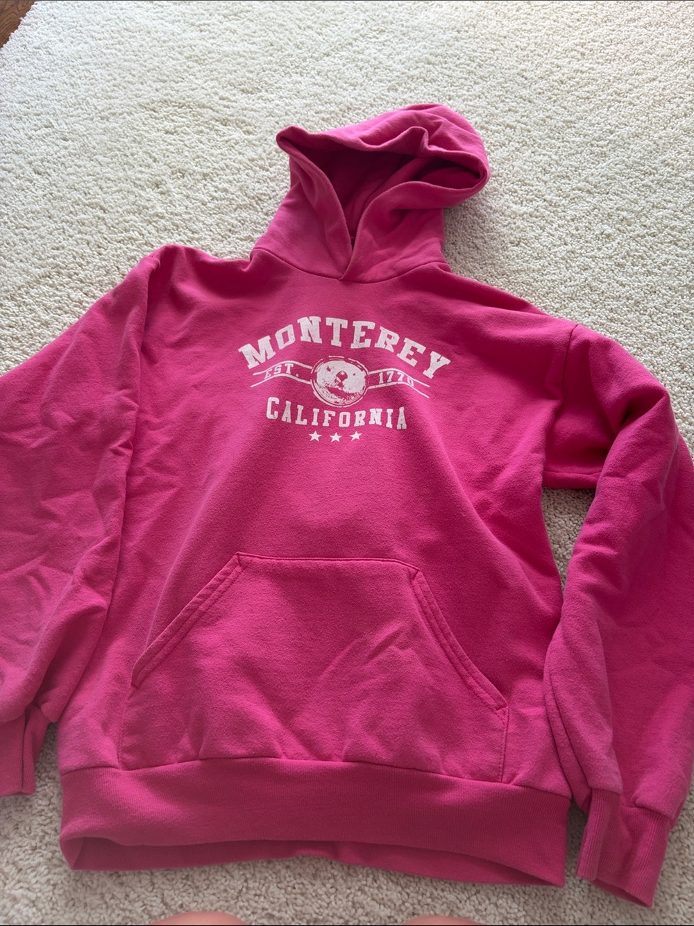 Port and Company Pink "Monterey California" Hoodie